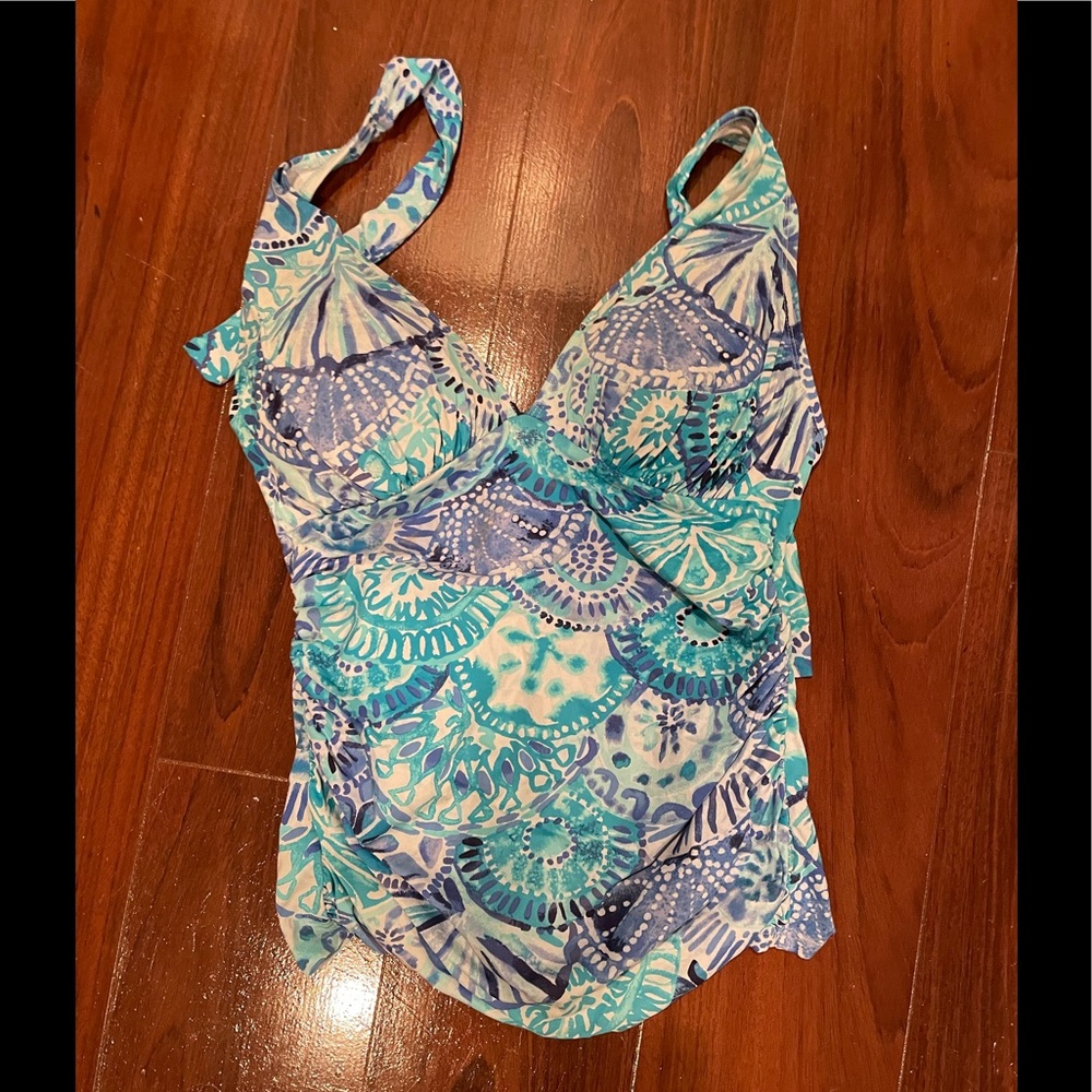 Lilly Pulitzer tankini top.